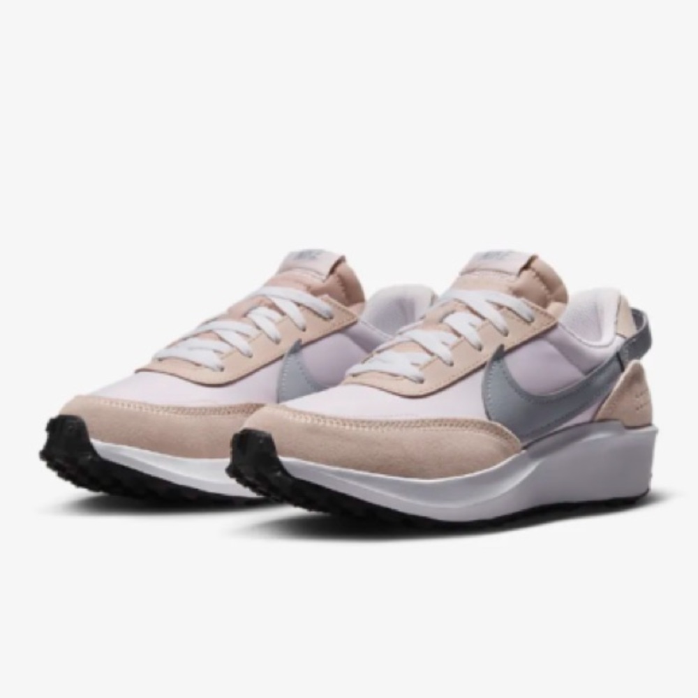 Nike Women’s Waffle Debut 'Pink Oxford Grey' Sneakers 2022
